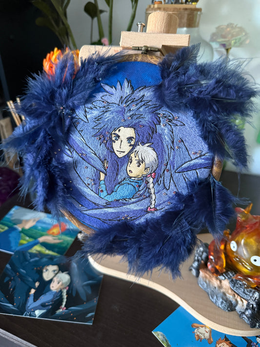 Howl & Sophie 7” Embroidery Art