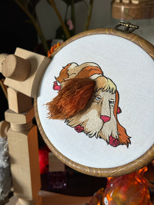 Hein 7” Embroidery Art
