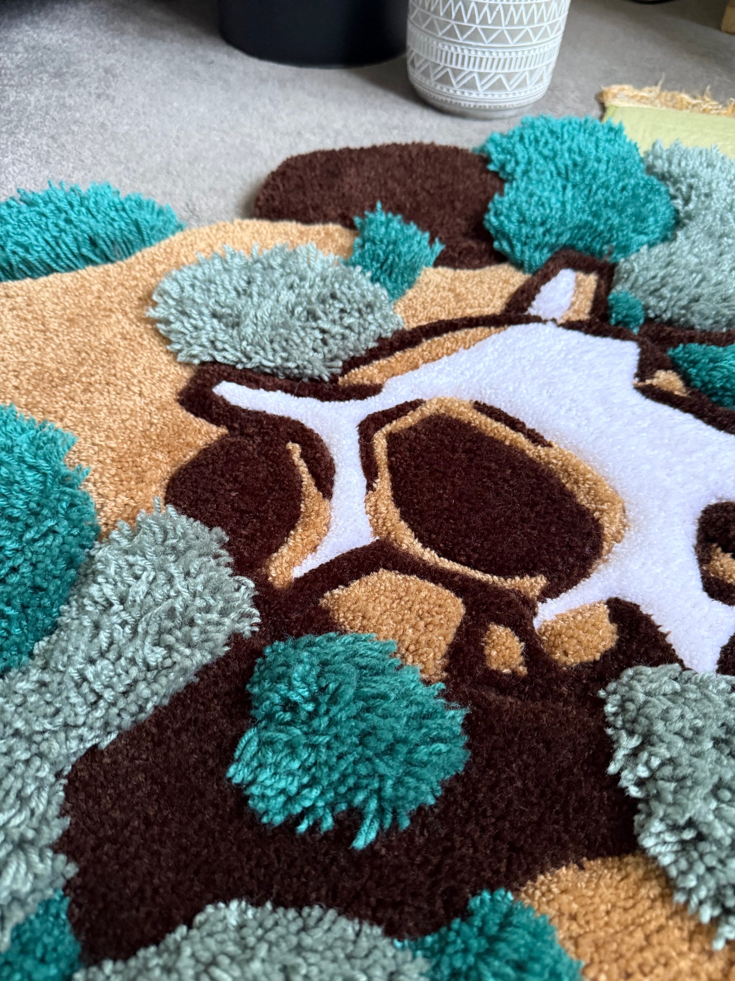 Cubone in Moss Rug