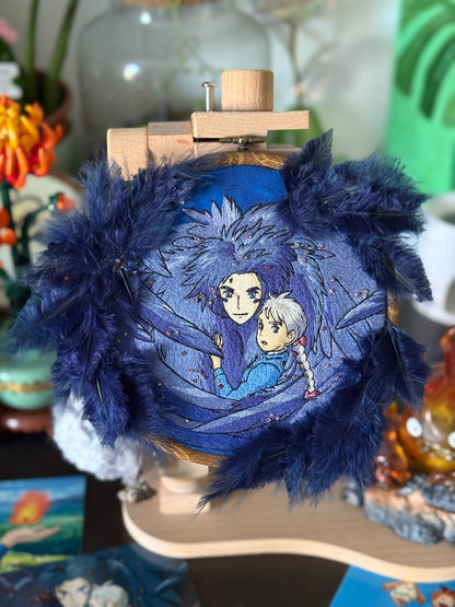 Howl & Sophie 7” Embroidery Art