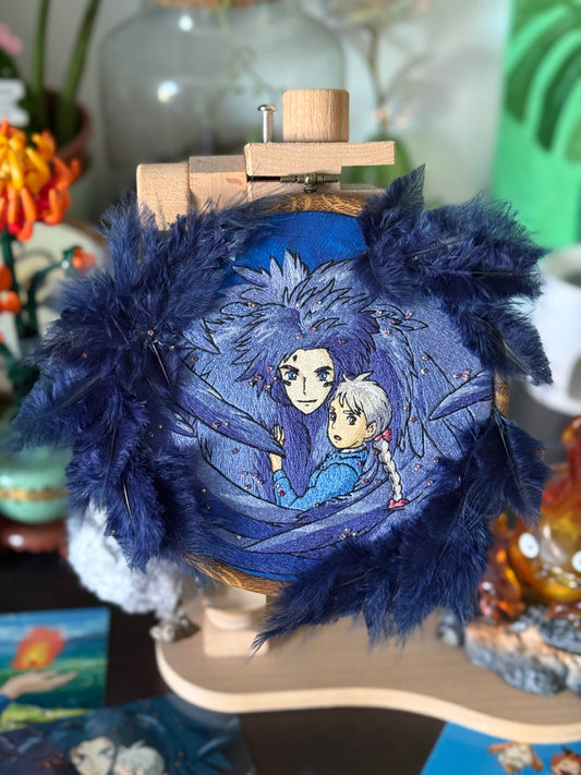 Howl & Sophie 7” Embroidery Art