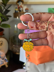 OP Devil Fruit Key Chain