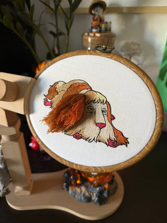 Hein 7” Embroidery Art