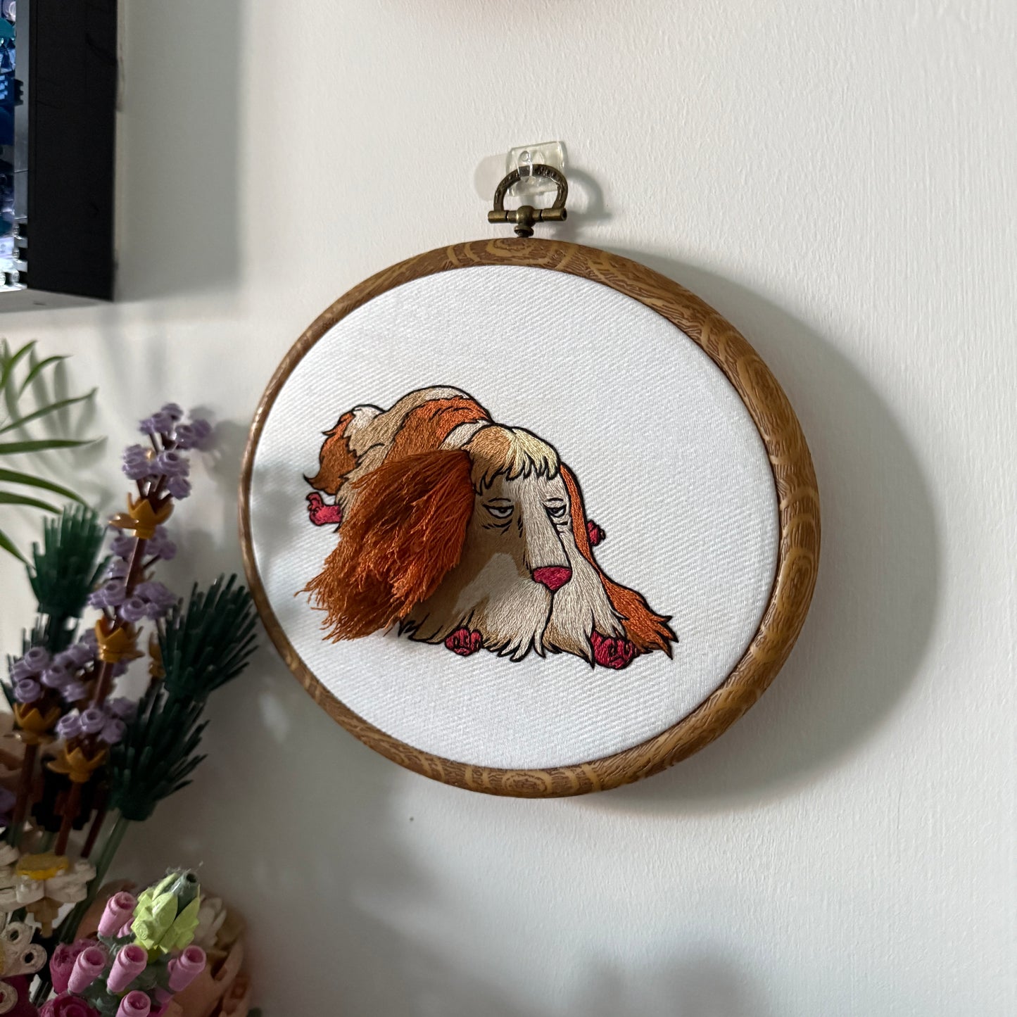 Hein 7” Embroidery Art