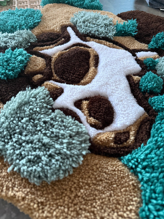 Cubone in Moss Rug