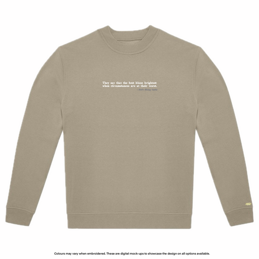 "Best blaze brightest" Sweater