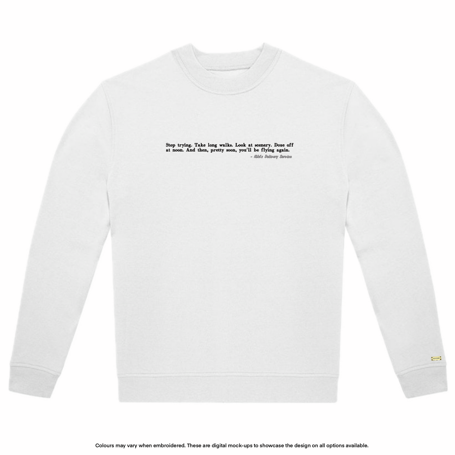 "Stop trying" Sweater