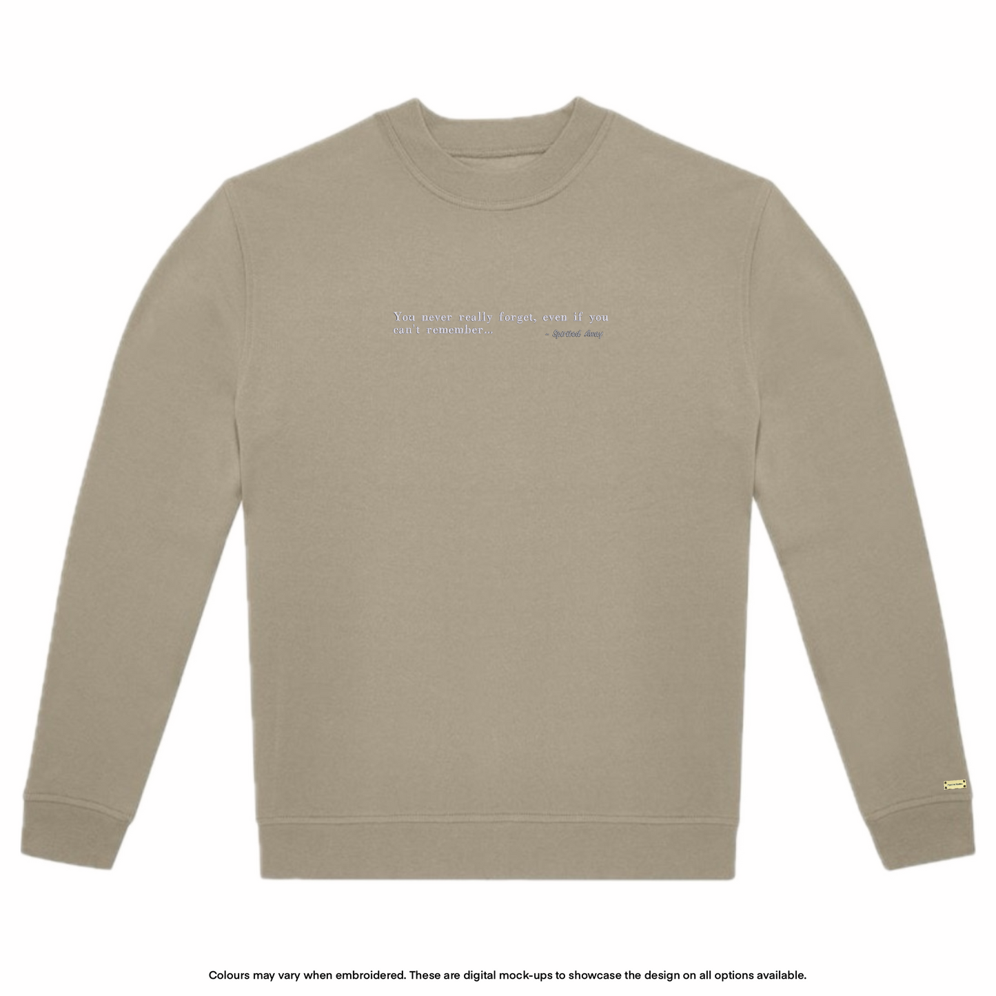 "You never really forget" Sweater