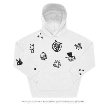 Ghibli Patchwork Hoodie