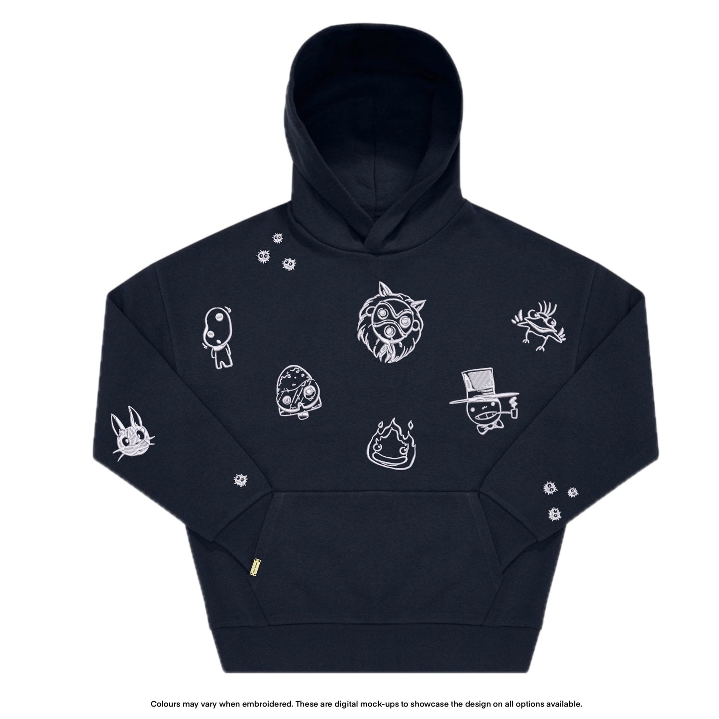Ghibli Patchwork Hoodie