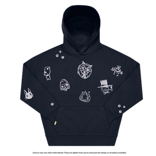 Ghibli Patchwork Hoodie