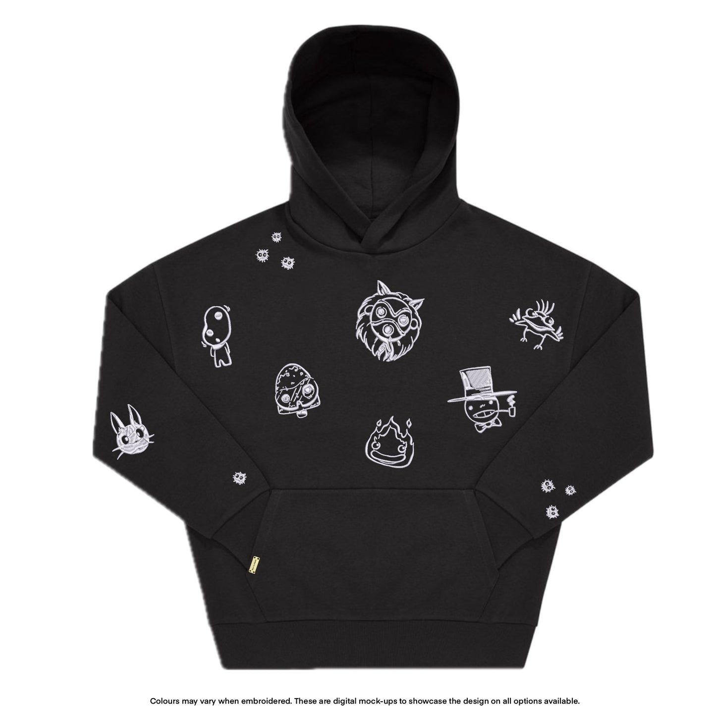 Ghibli Patchwork Hoodie
