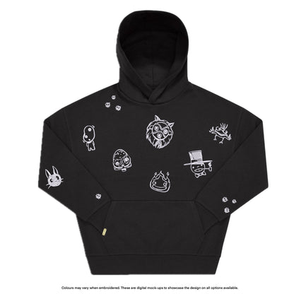 Ghibli Patchwork Hoodie