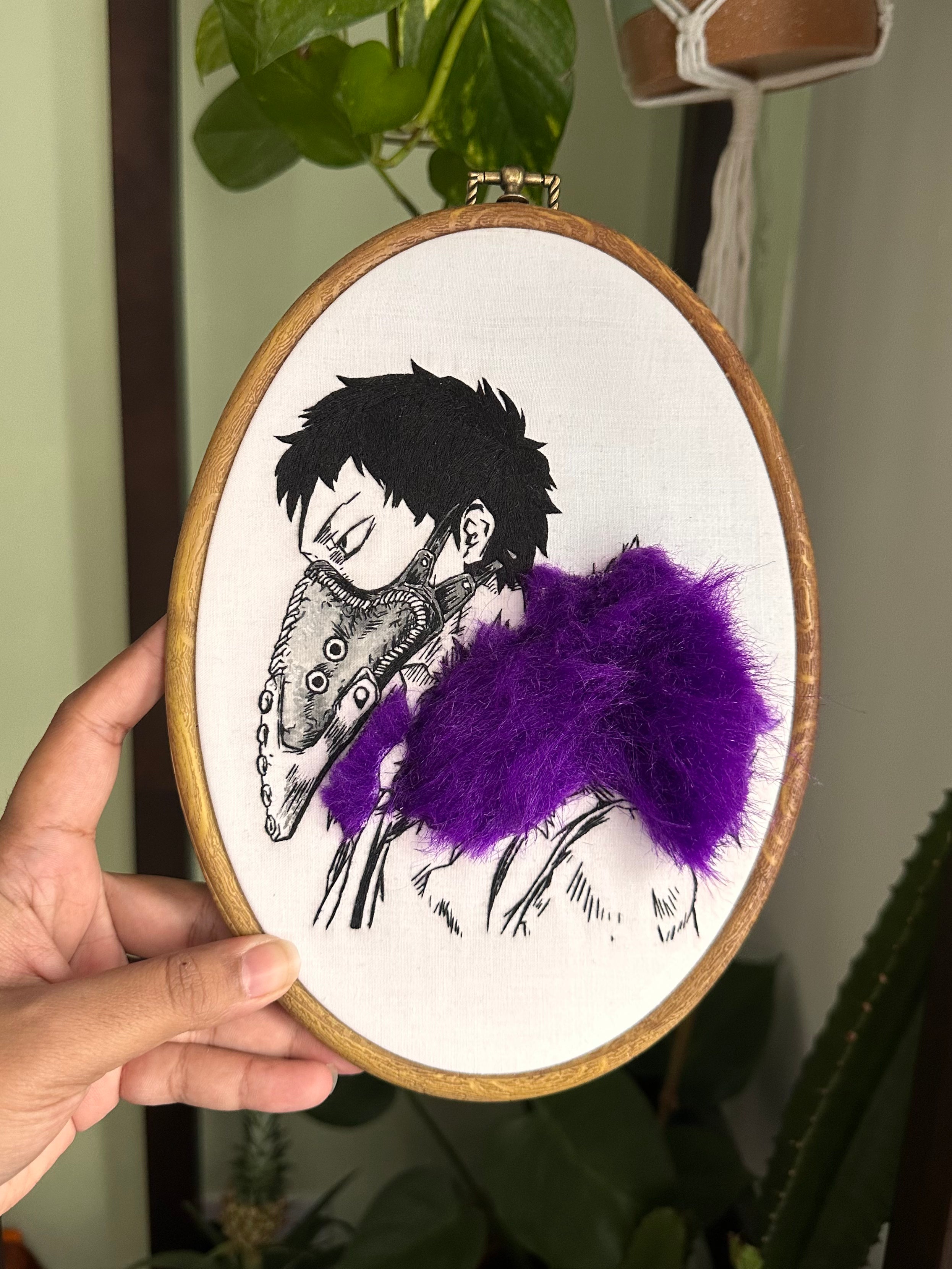 Overhaul 9.5” Embroidery Art