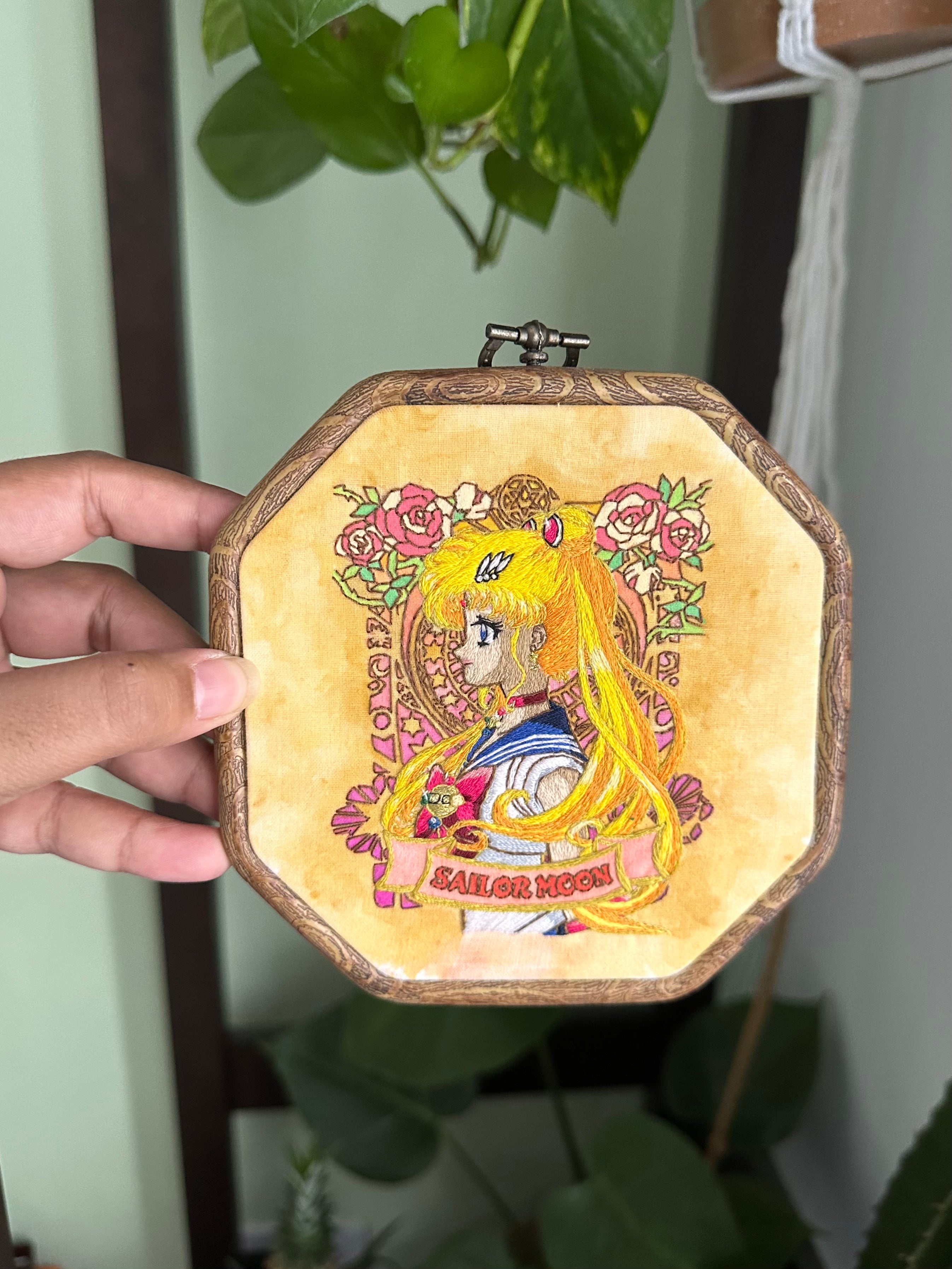 Sailormoon 5.5” Embroidery Art