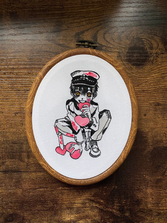 Hanako-Kun 5.5” Embroidery Art